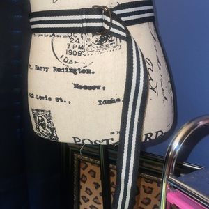 Black and white belt